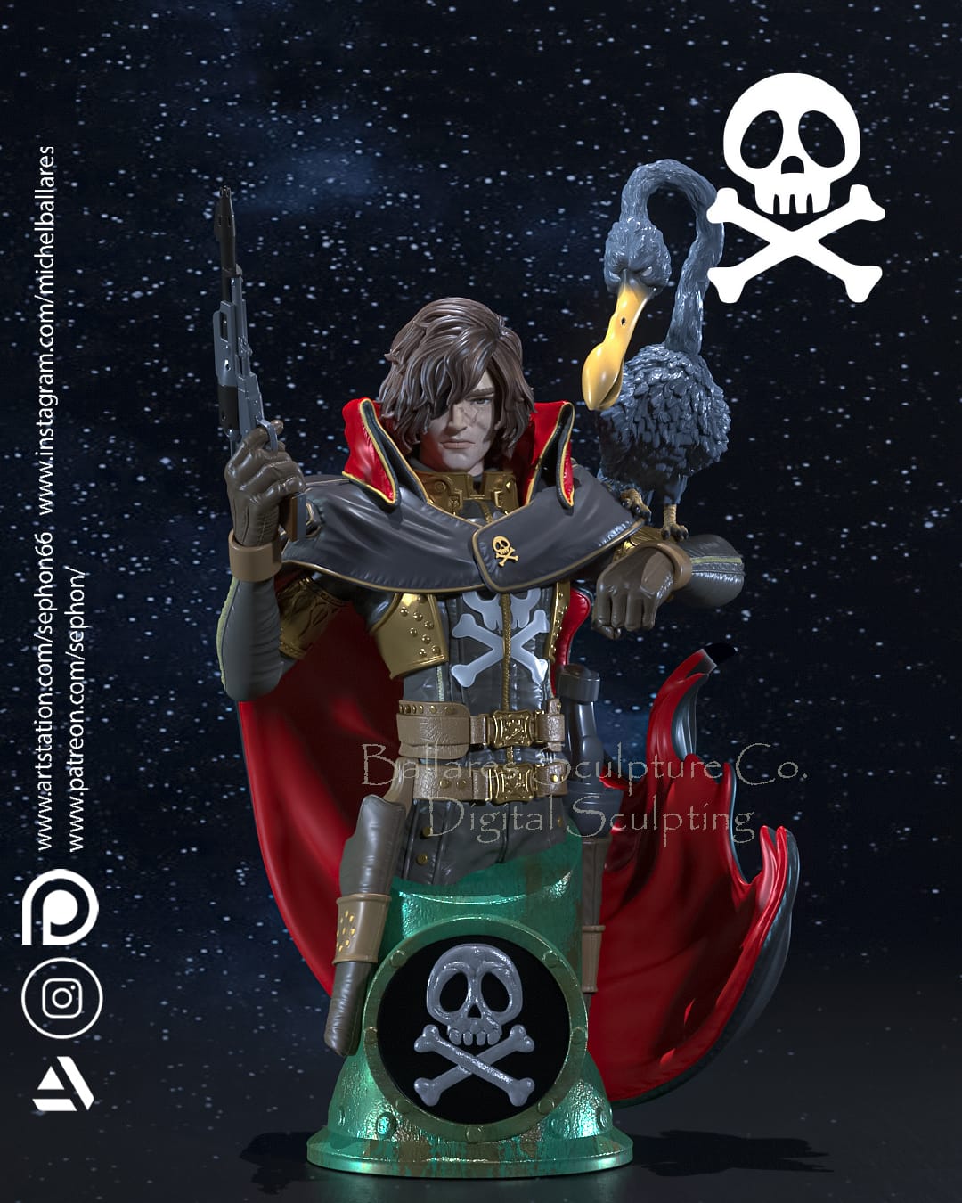 P站图纸印象馆 Geek MB 船长哈洛克 Geek MB 船长哈洛克