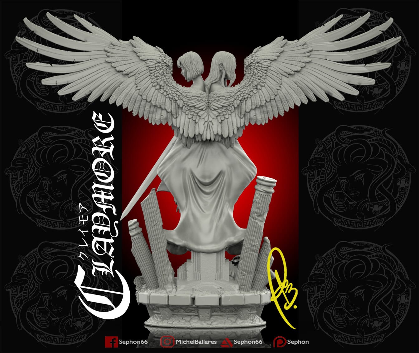 P站图纸印象馆 Geek MB 大剑 克蕾雅 Geek MB 大剑 克蕾雅