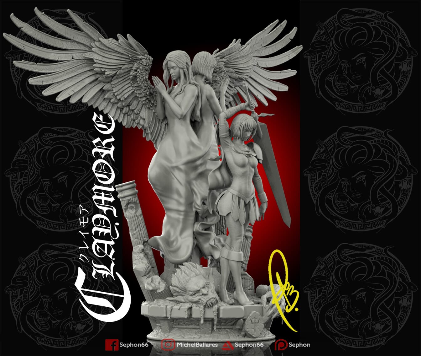 P站图纸印象馆 Geek MB 大剑 克蕾雅 Geek MB 大剑 克蕾雅