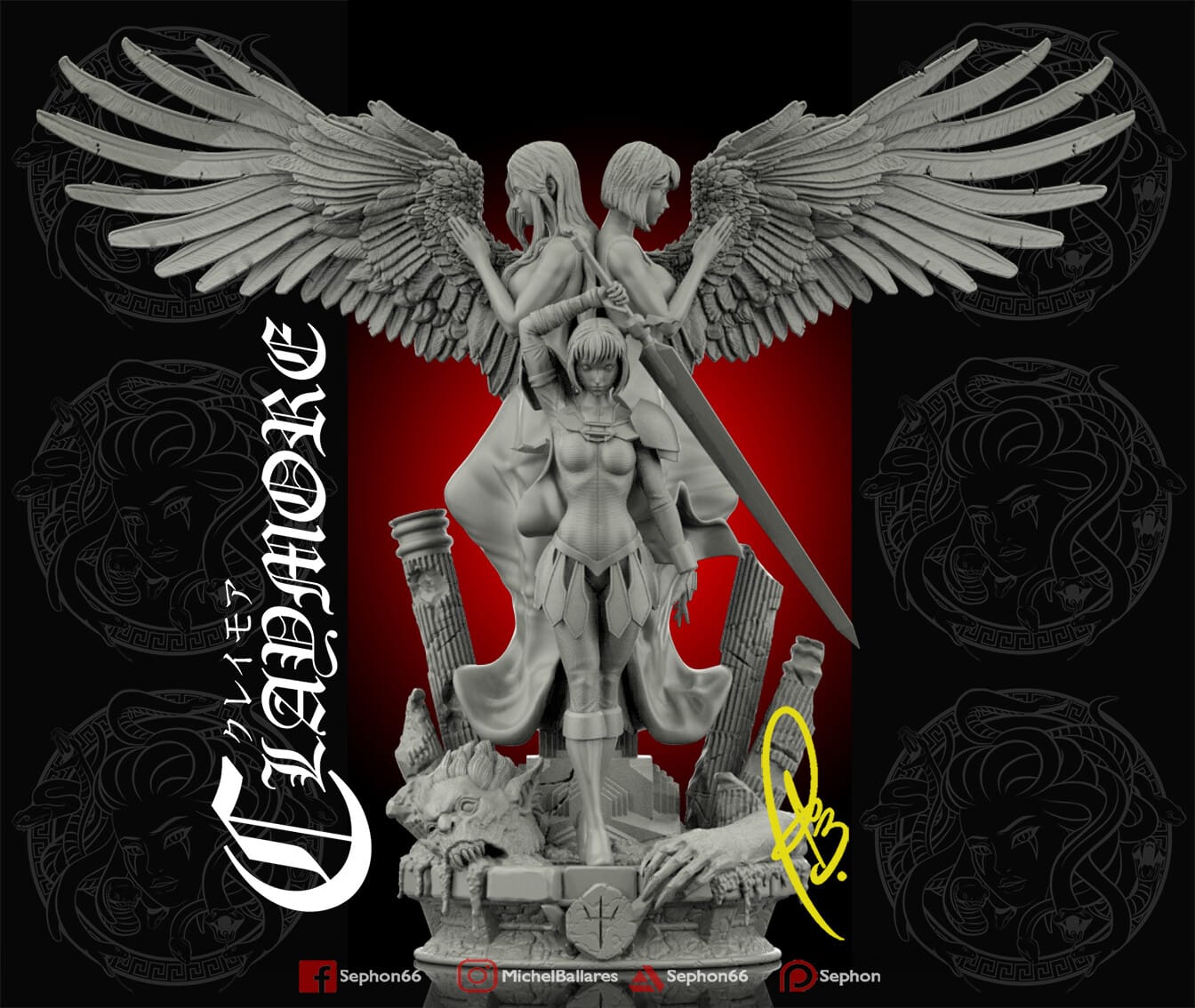 P站图纸印象馆 Geek MB 大剑 克蕾雅 Geek MB 大剑 克蕾雅