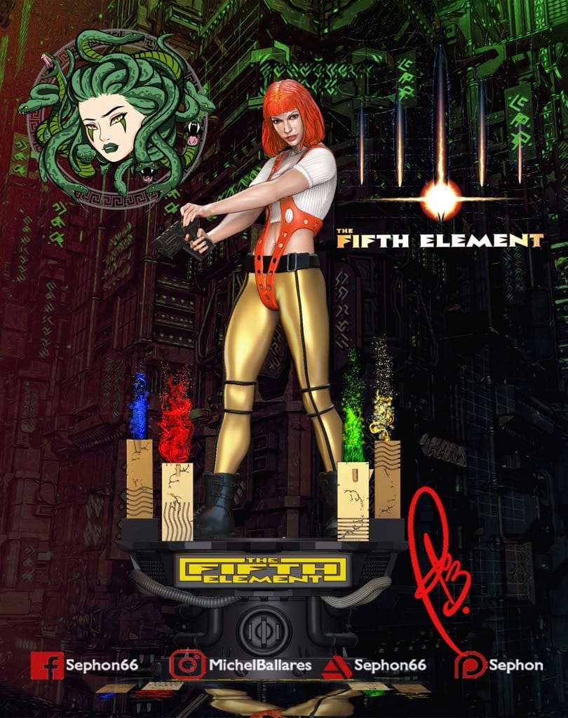 P站图纸印象馆 Geek MB 第五元素 Leeloo Geek MB 第五元素 Leeloo