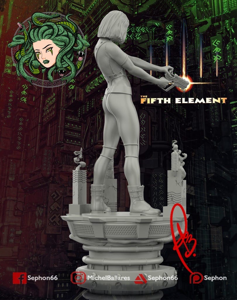 P站图纸印象馆 Geek MB 第五元素 Leeloo Geek MB 第五元素 Leeloo