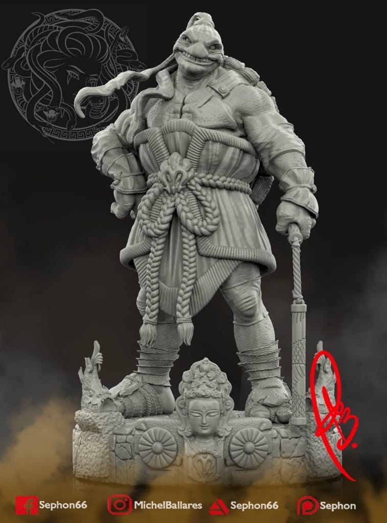 P站图纸印象馆 Geek MB 忍者神龟 米开朗基罗 Geek MB 忍者神龟 米开朗基罗