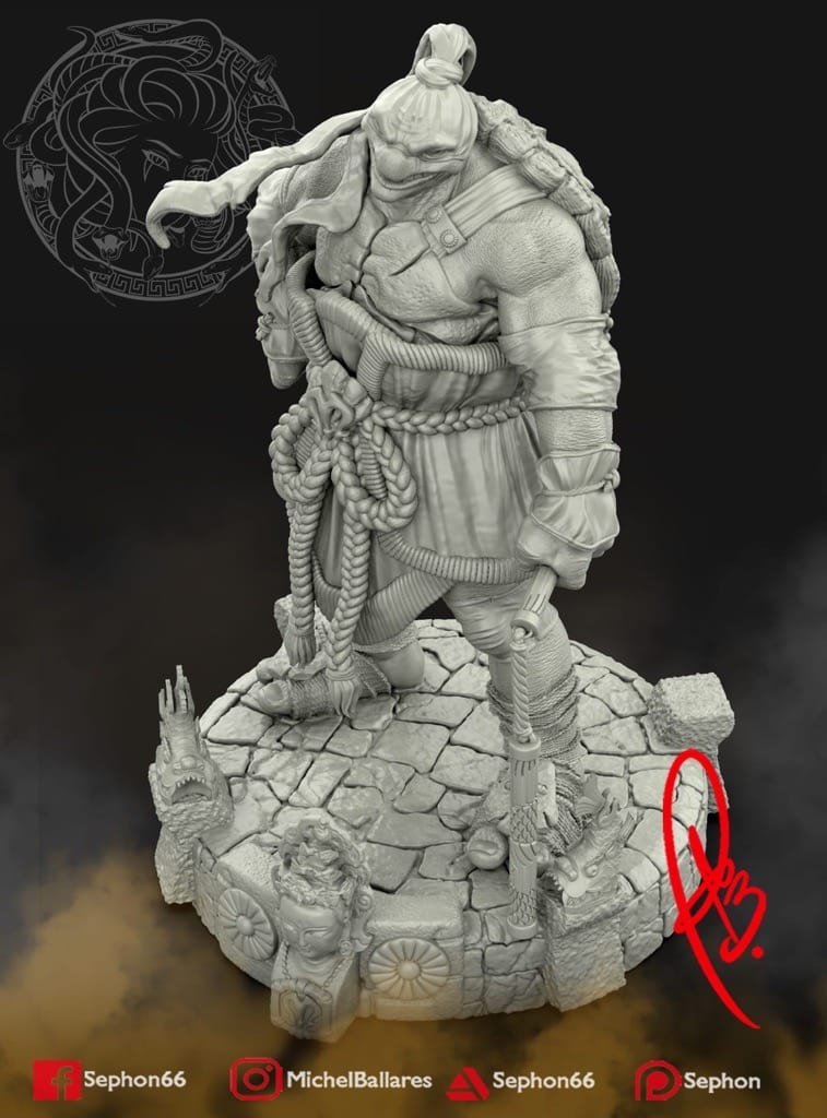 P站图纸印象馆 Geek MB 忍者神龟 米开朗基罗 Geek MB 忍者神龟 米开朗基罗