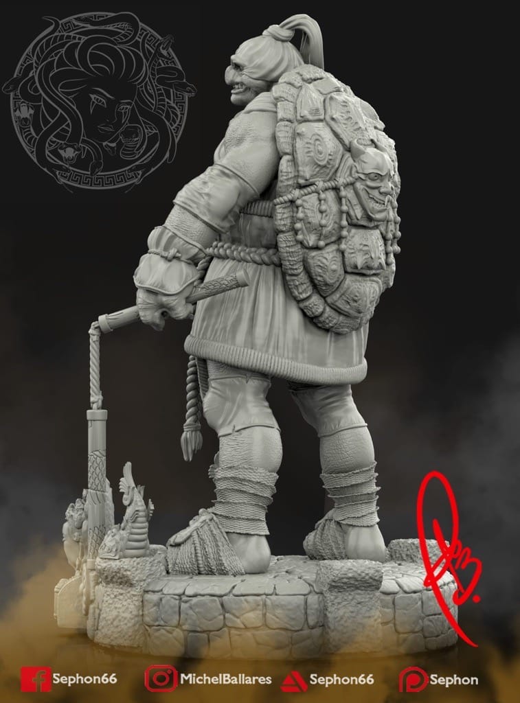 P站图纸印象馆 Geek MB 忍者神龟 米开朗基罗 Geek MB 忍者神龟 米开朗基罗