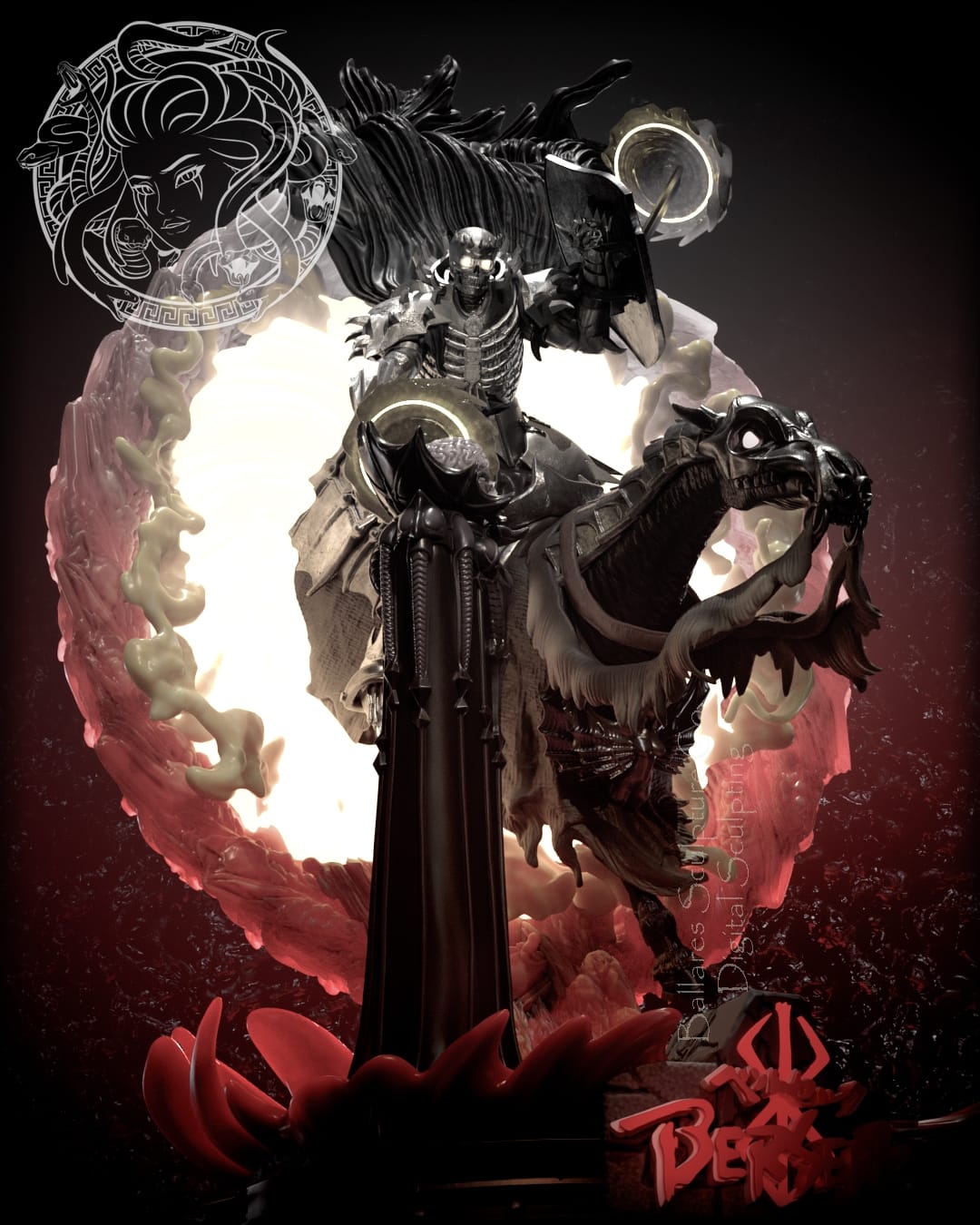 P站图纸印象馆 Geek MB 剑风传奇 骷髅骑士 Geek MB 剑风传奇 骷髅骑士