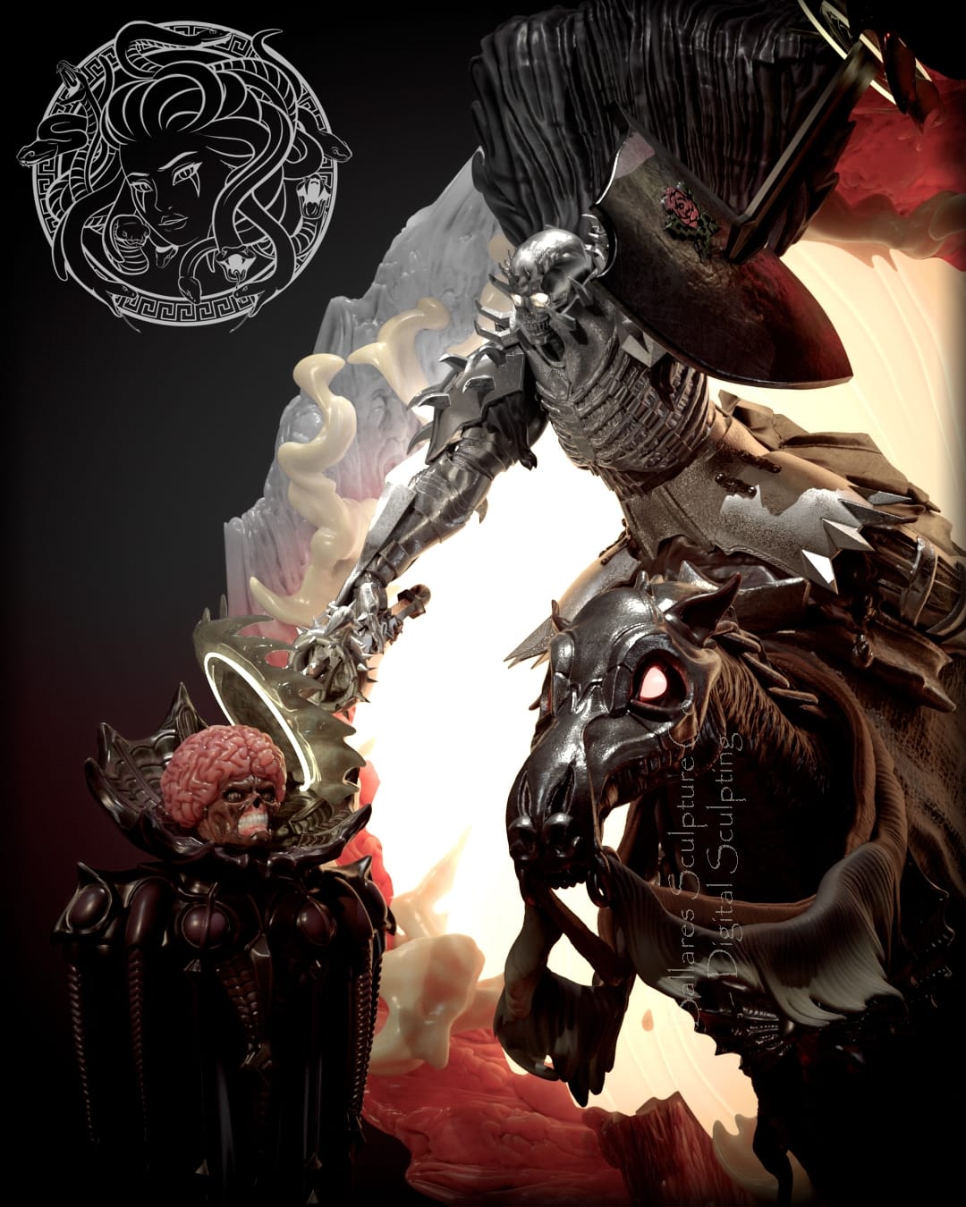 P站图纸印象馆 Geek MB 剑风传奇 骷髅骑士 Geek MB 剑风传奇 骷髅骑士