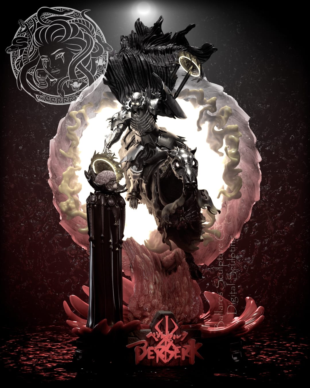 P站图纸印象馆 Geek MB 剑风传奇 骷髅骑士 Geek MB 剑风传奇 骷髅骑士