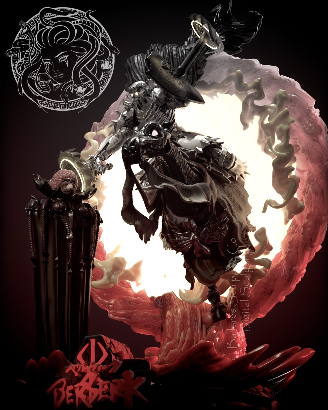 P站图纸印象馆 Geek MB 剑风传奇 骷髅骑士 Geek MB 剑风传奇 骷髅骑士