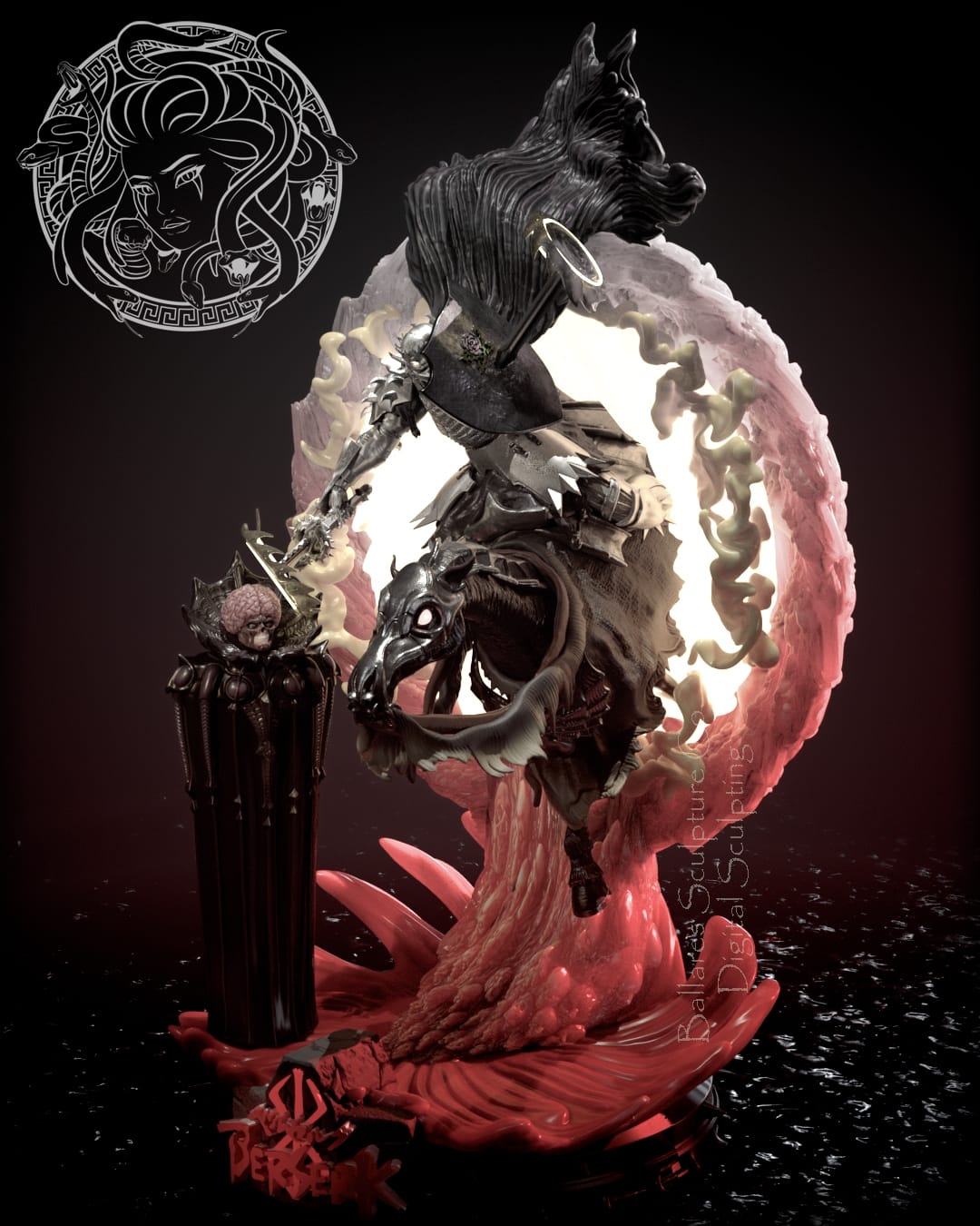 P站图纸印象馆 Geek MB 剑风传奇 骷髅骑士 Geek MB 剑风传奇 骷髅骑士