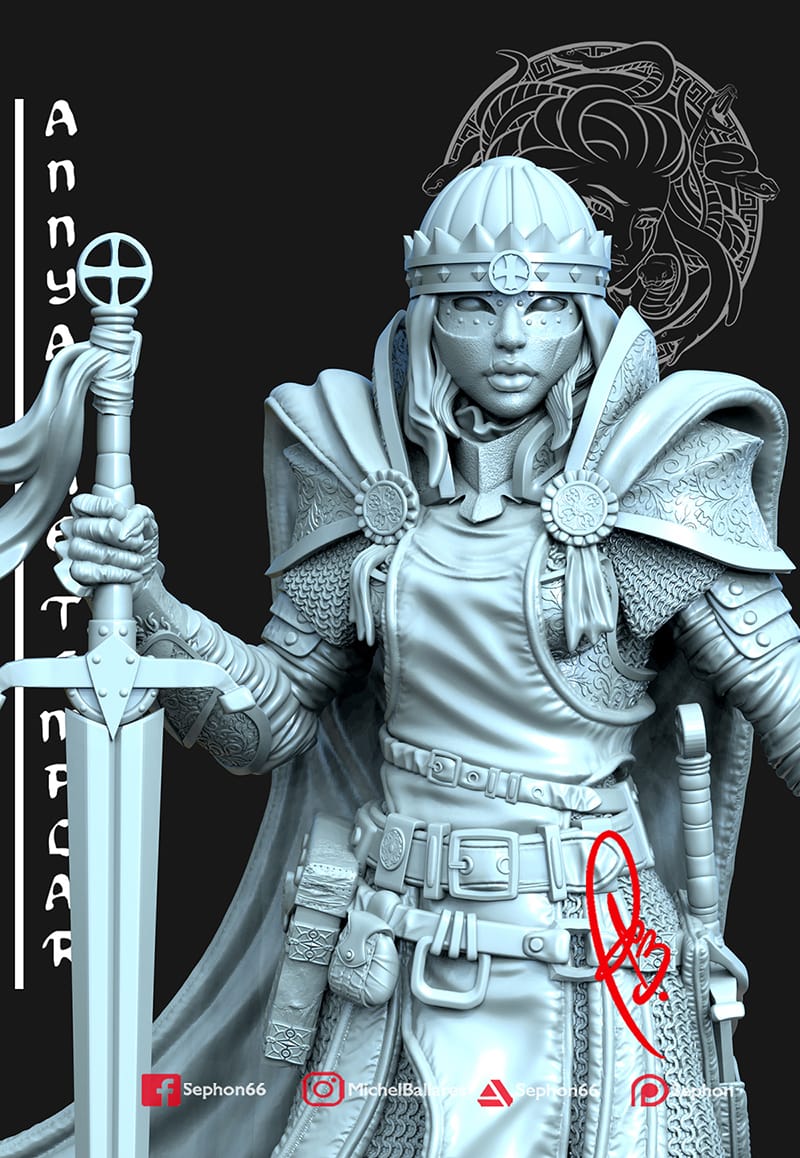 P站图纸印象馆 Geek MB 圣殿骑士 安雅 Geek MB 圣殿骑士 安雅