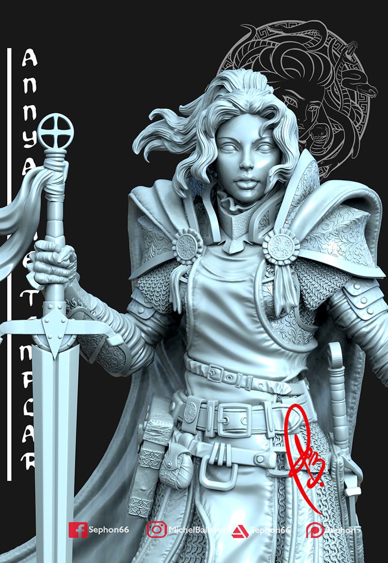 P站图纸印象馆 Geek MB 圣殿骑士 安雅 Geek MB 圣殿骑士 安雅