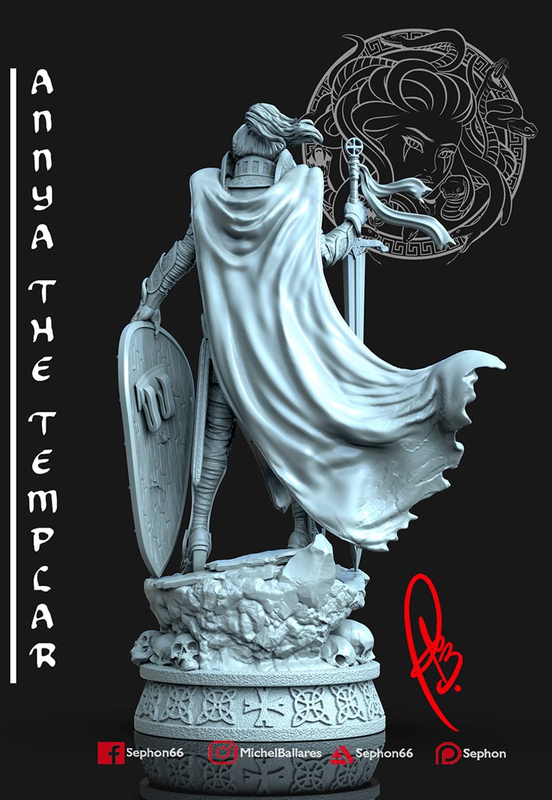 P站图纸印象馆 Geek MB 圣殿骑士 安雅 Geek MB 圣殿骑士 安雅