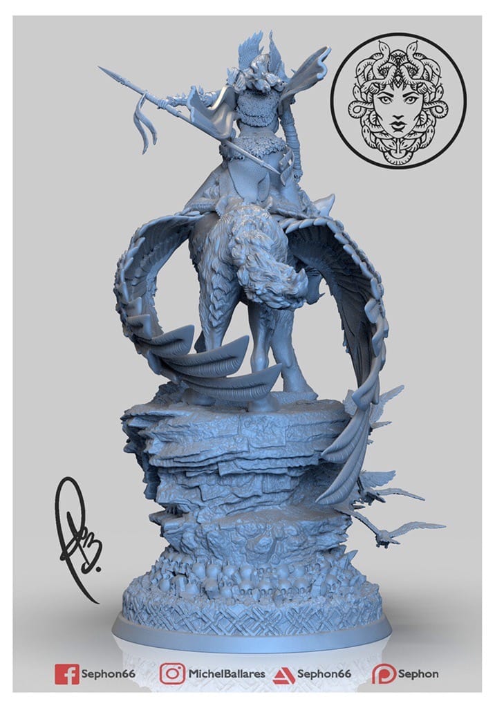 P站图纸印象馆 Geek MB 北欧女武神与黑狼 Geek MB 北欧女武神与黑狼