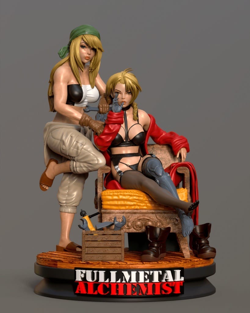 P站图纸印象馆 Geek MB 钢之炼金术师 爱德华·艾尔利克 Geek MB 钢之炼金术师 爱德华·艾尔利克