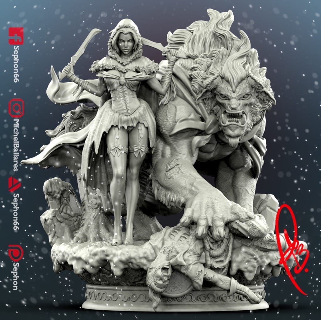 P站图纸印象馆 Geek MB 美女与野兽 Geek MB 美女与野兽