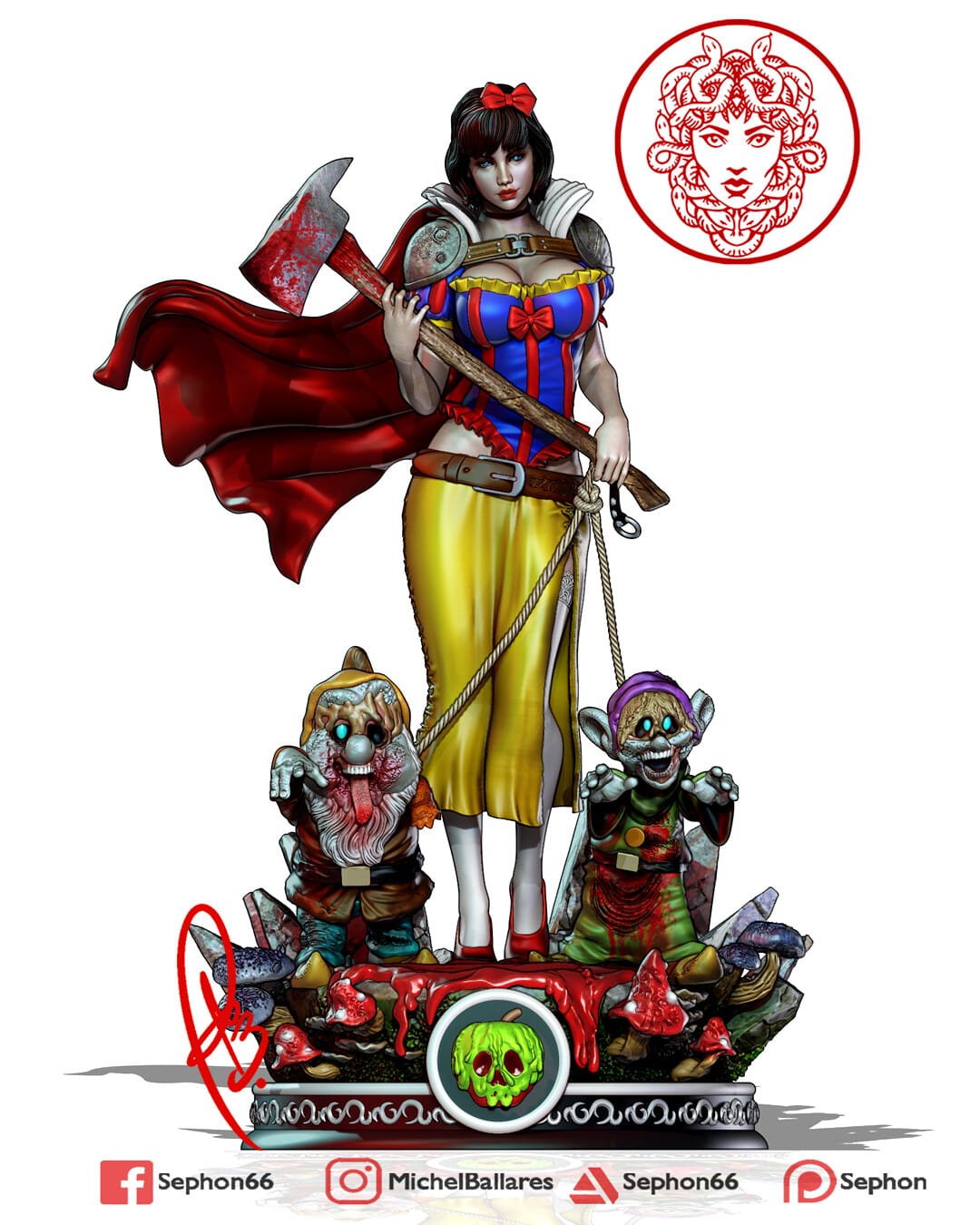 P站图纸印象馆 Geek MB 格林童画 白雪公主 Geek MB 格林童画 白雪公主