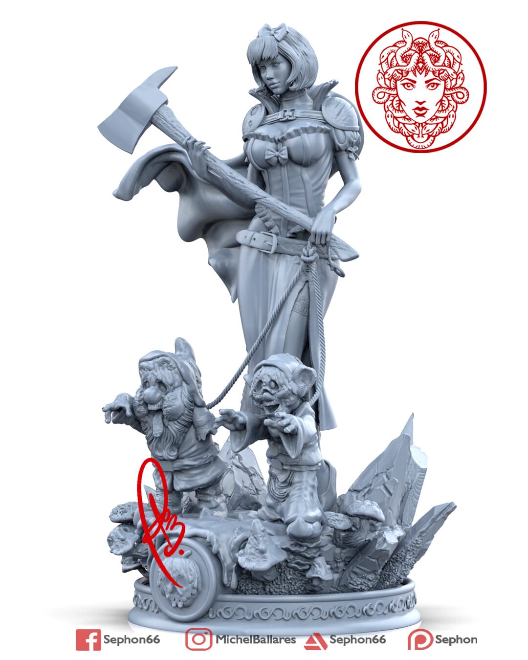 P站图纸印象馆 Geek MB 格林童画 白雪公主 Geek MB 格林童画 白雪公主