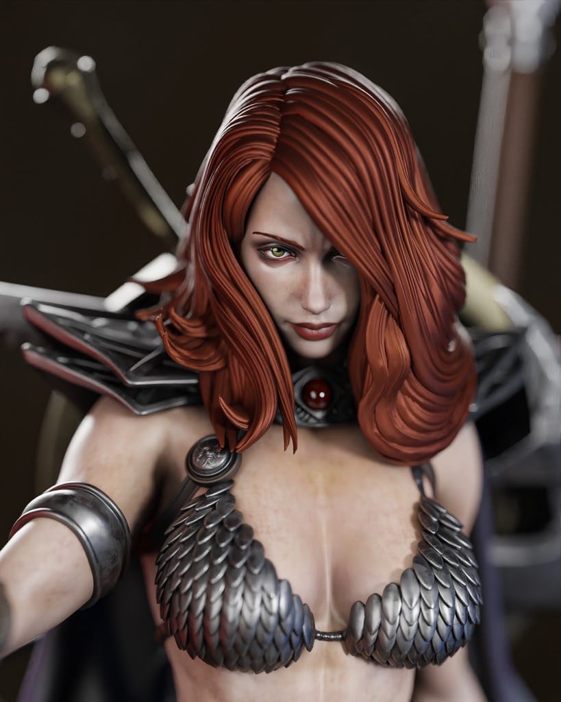 P站图纸印象馆 Geek MB 女王神剑 Red Sonja Geek MB 女王神剑 Red Sonja