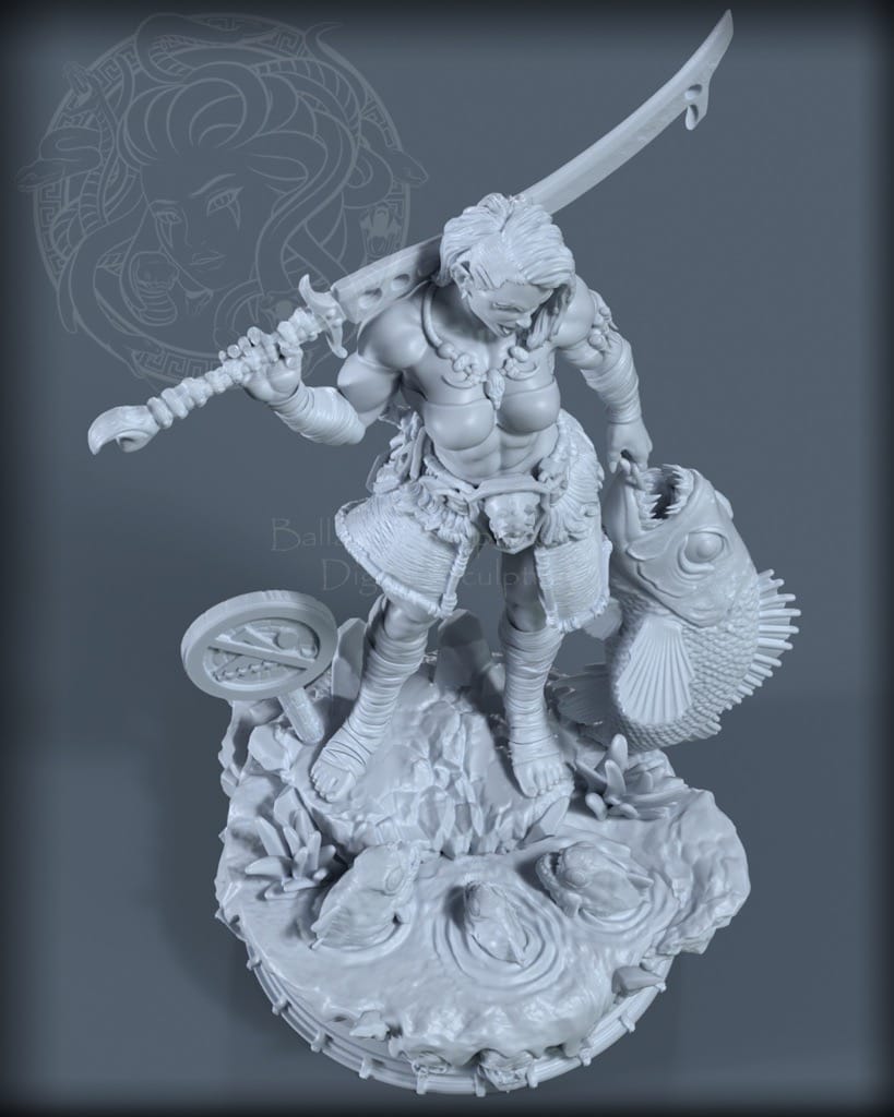 P站图纸印象馆 Geek MB 兽人女孩莫温 Geek MB 兽人女孩莫温