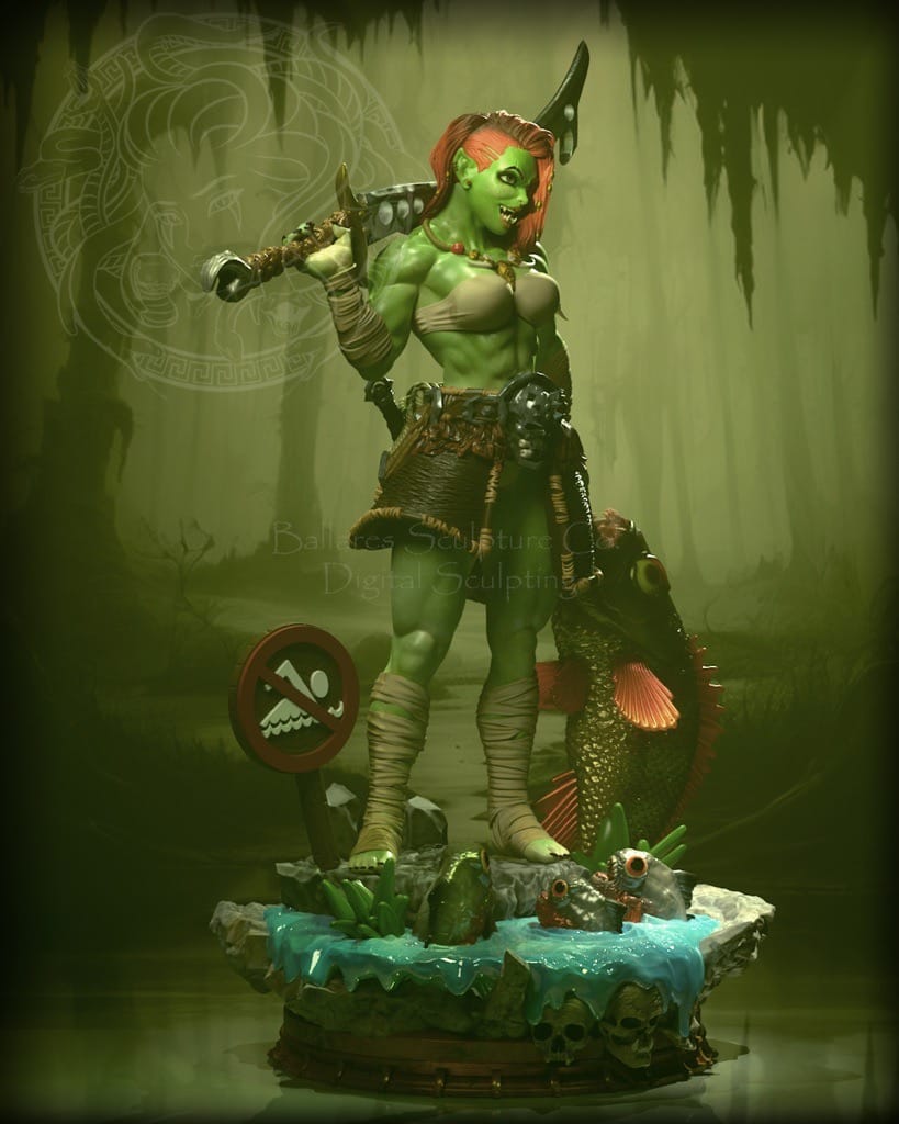 P站图纸印象馆 Geek MB 兽人女孩莫温 Geek MB 兽人女孩莫温