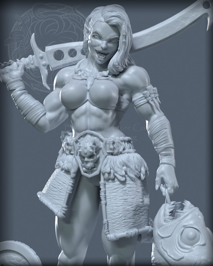 P站图纸印象馆 Geek MB 兽人女孩莫温 Geek MB 兽人女孩莫温