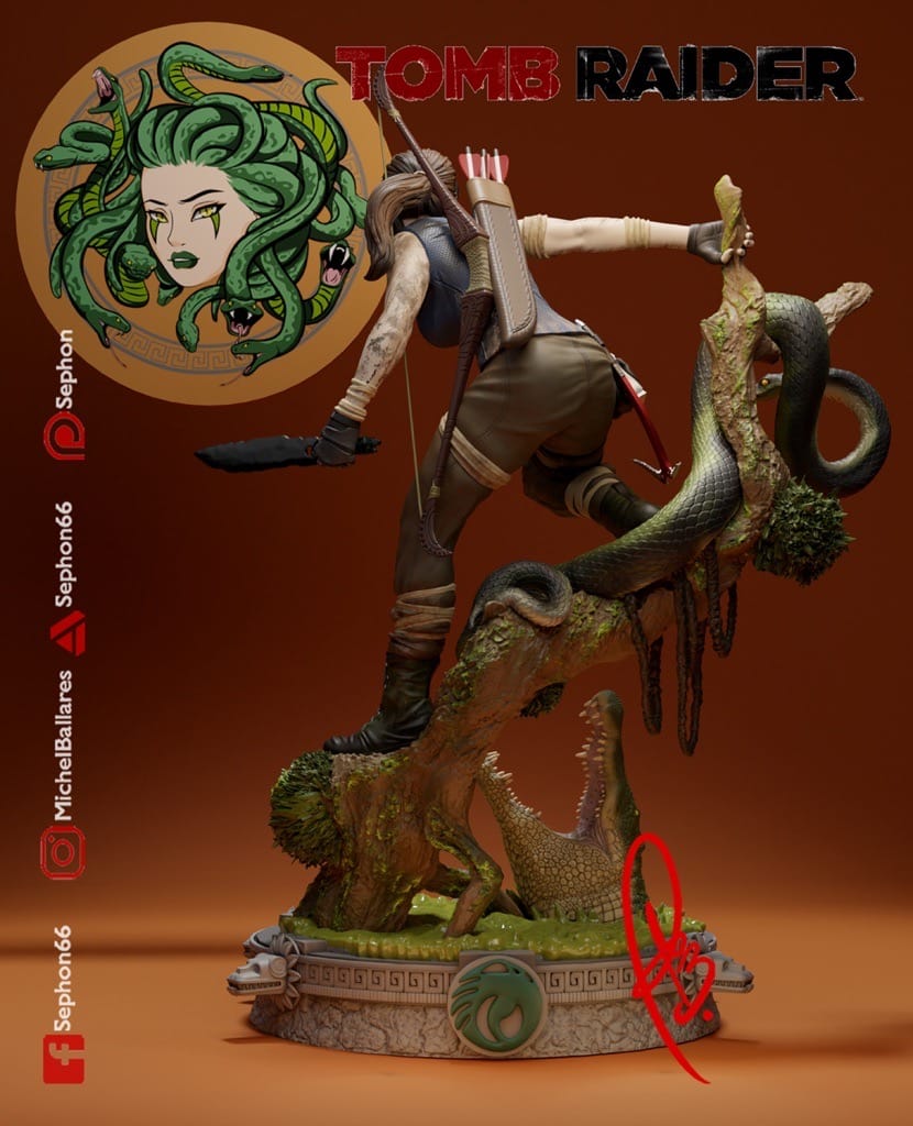 P站图纸印象馆 Geek MB 古墓丽影 劳拉·克劳馥 Geek MB 古墓丽影 劳拉·克劳馥