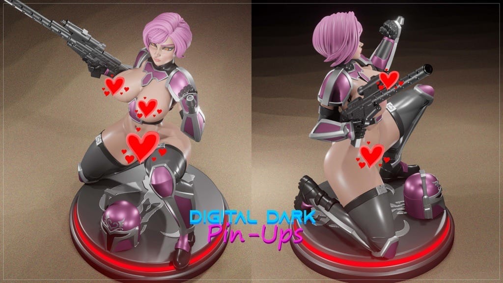 P站图纸印象馆 Digital Dark 曼达洛女孩 Digital Dark 曼达洛女孩