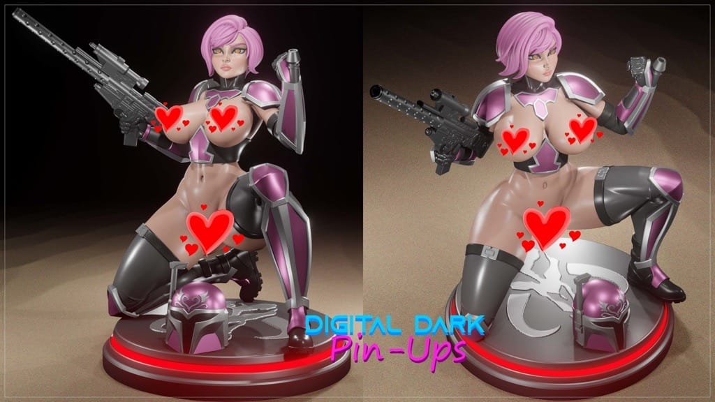 P站图纸印象馆 Digital Dark 曼达洛女孩 Digital Dark 曼达洛女孩