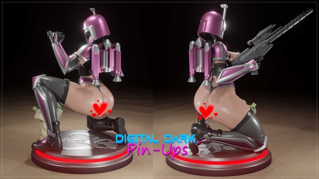 P站图纸印象馆 Digital Dark 曼达洛女孩 Digital Dark 曼达洛女孩