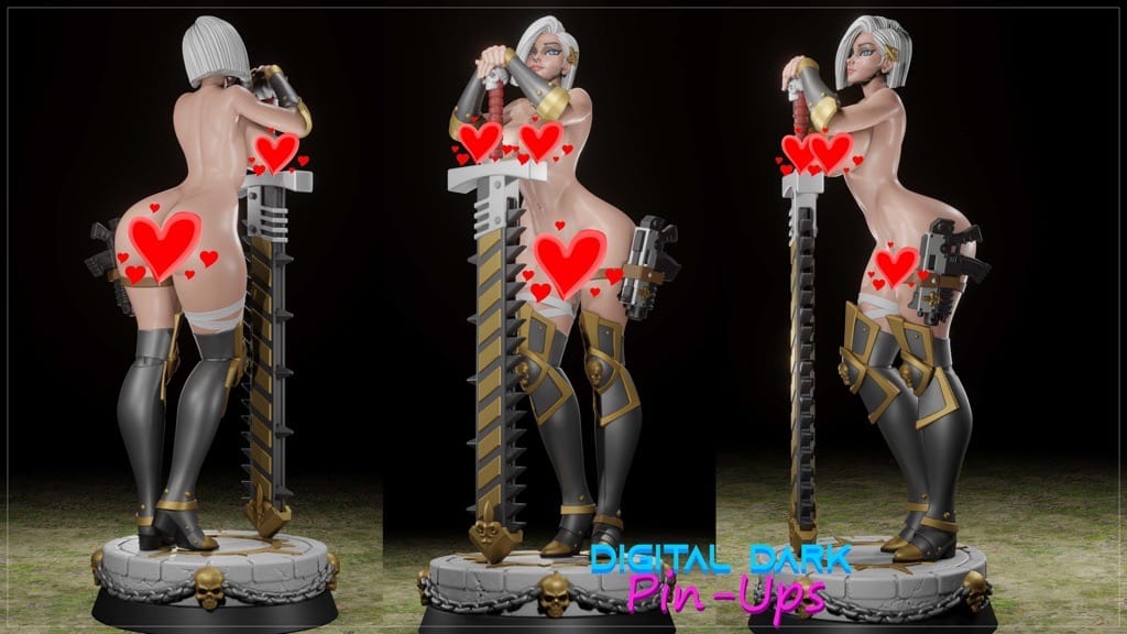 P站图纸印象馆 Digital Dark 角斗士女孩 Digital Dark 角斗士女孩