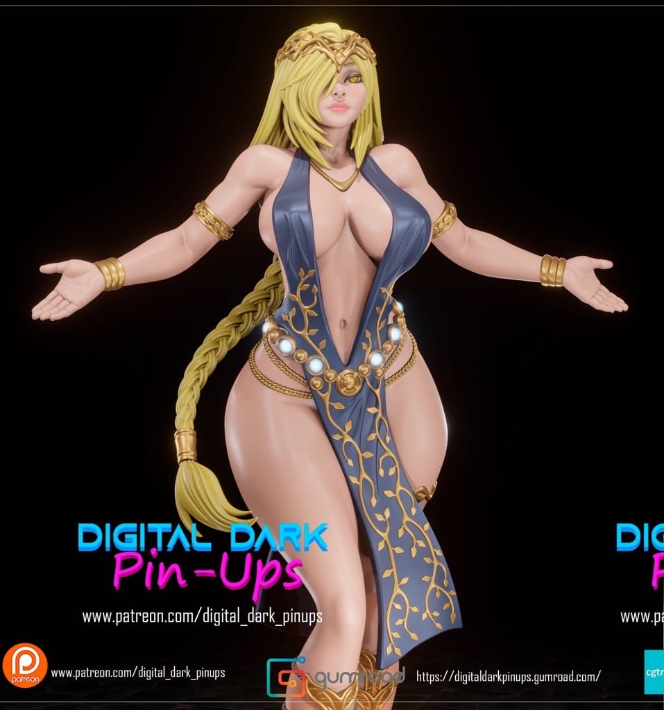 P站图纸印象馆 Digital Dark 艾尔登法环 玛莉卡 Digital Dark 艾尔登法环 玛莉卡