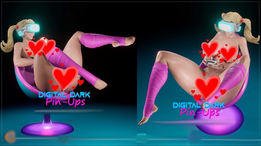 P站图纸印象馆 Digital Dark 游戏女孩v4 Digital Dark 游戏女孩v4