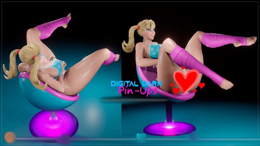 P站图纸印象馆 Digital Dark 游戏女孩v4 Digital Dark 游戏女孩v4