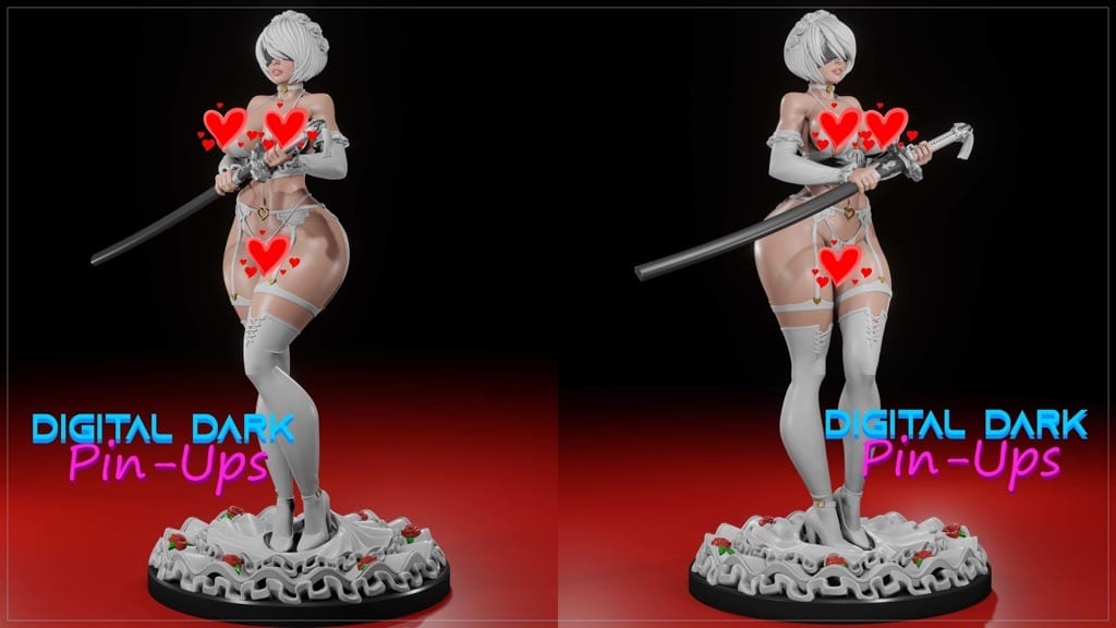 P站图纸印象馆 Digital Dark 新娘套装 Digital Dark 新娘套装