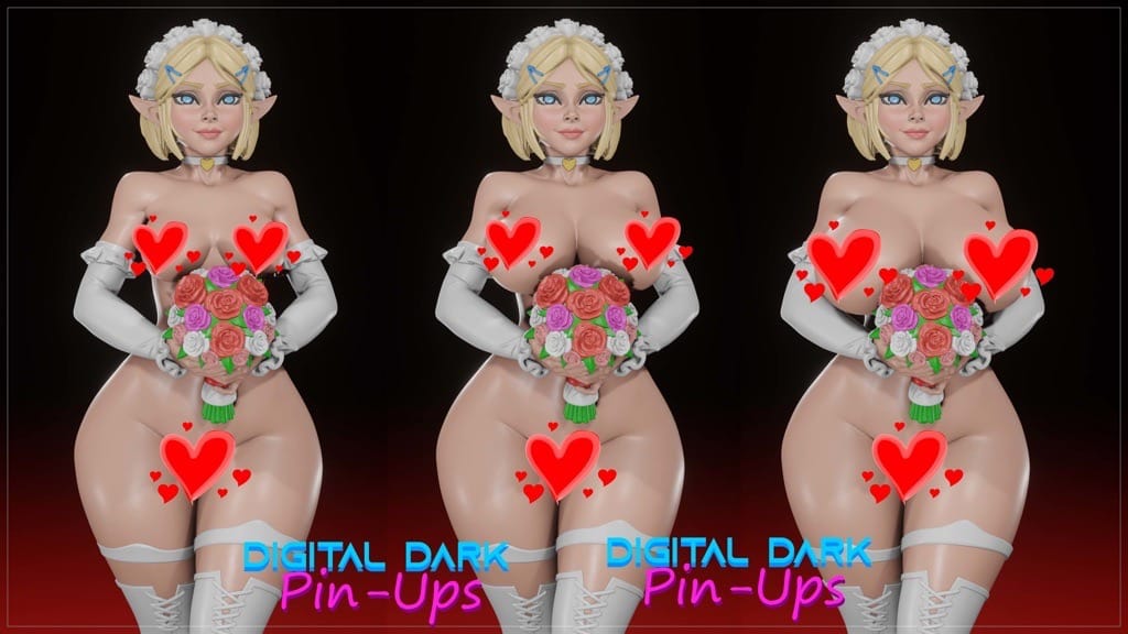 P站图纸印象馆 Digital Dark 新娘套装 Digital Dark 新娘套装