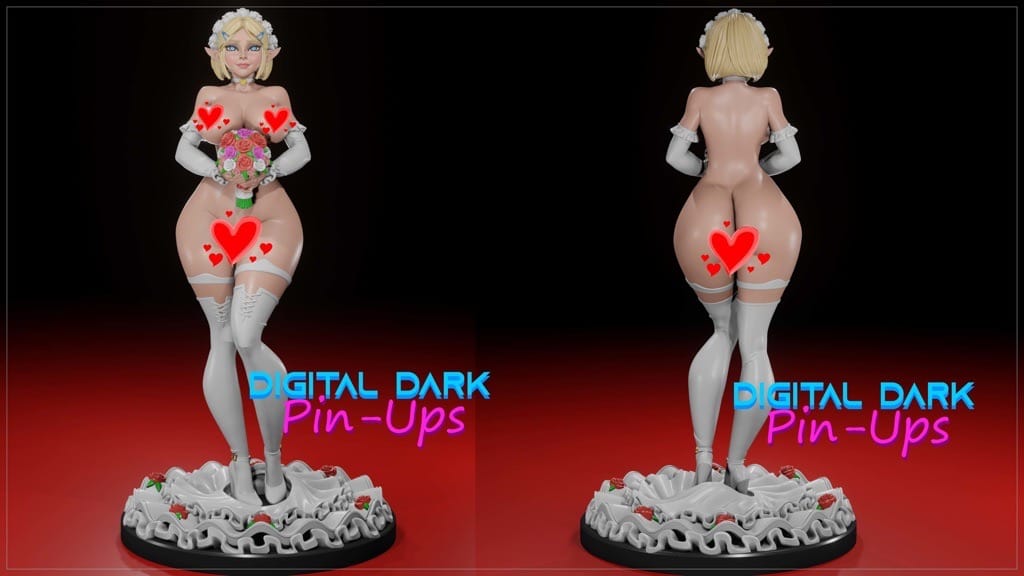 P站图纸印象馆 Digital Dark 新娘套装 Digital Dark 新娘套装