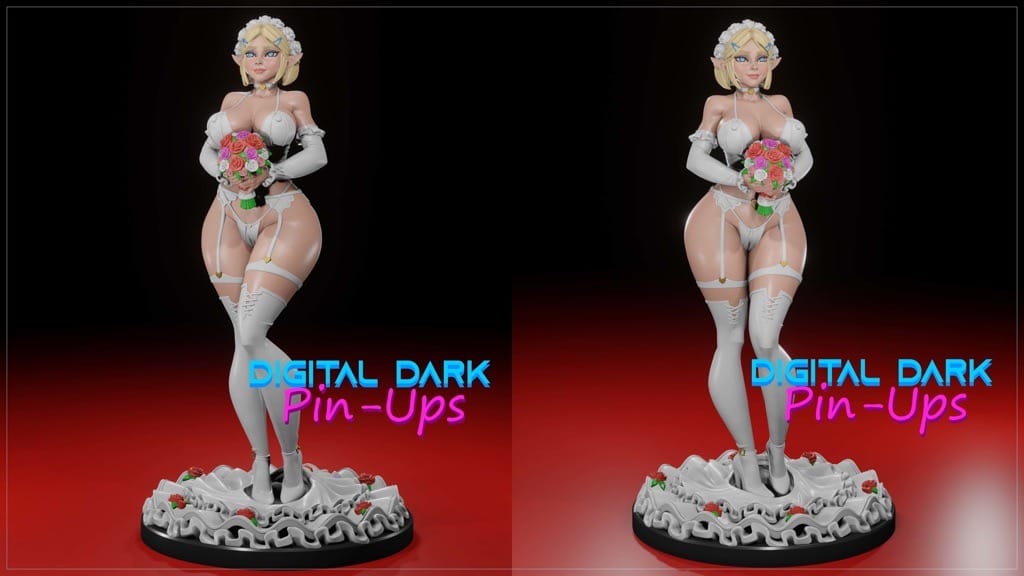 P站图纸印象馆 Digital Dark 新娘套装 Digital Dark 新娘套装