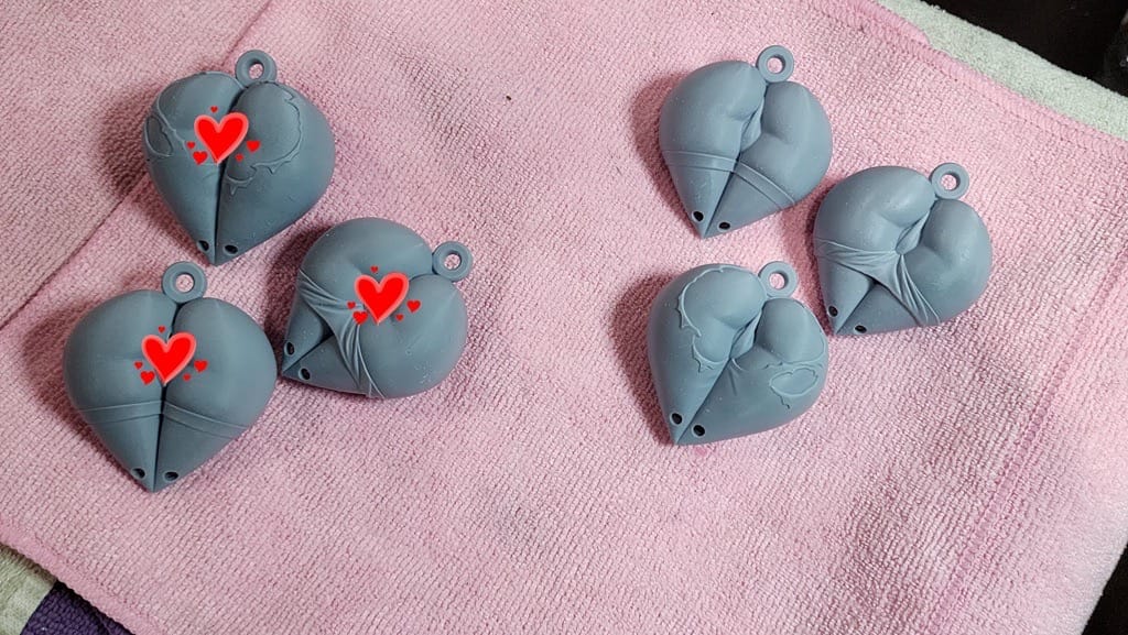 P站图纸印象馆 Digital Dark 桃臀吊坠 Digital Dark 桃臀吊坠