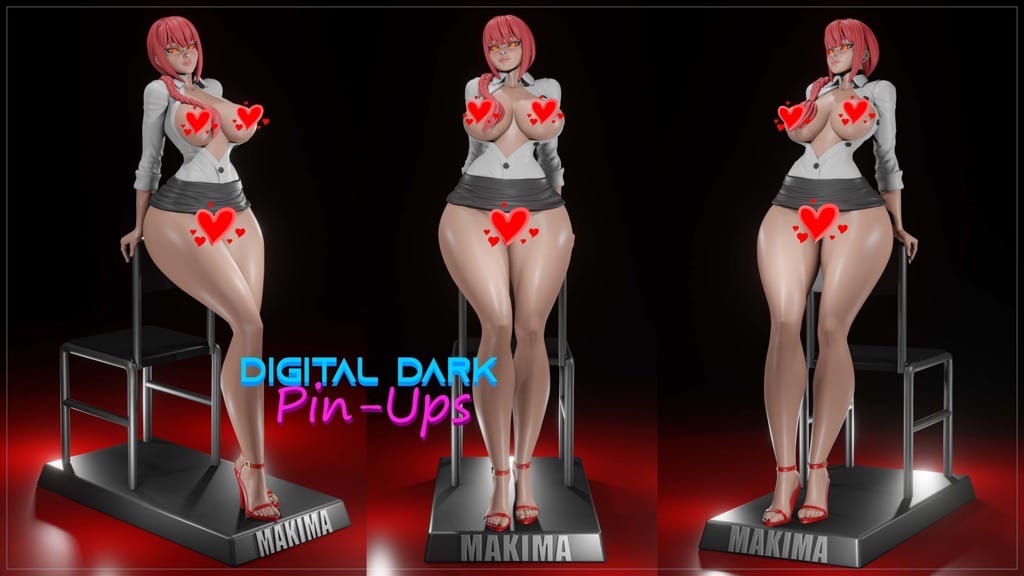 P站图纸印象馆 Digital Dark 电锯人 玛奇玛 Digital Dark 电锯人 玛奇玛