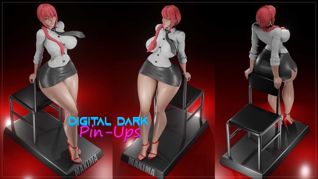 P站图纸印象馆 Digital Dark 电锯人 玛奇玛 Digital Dark 电锯人 玛奇玛