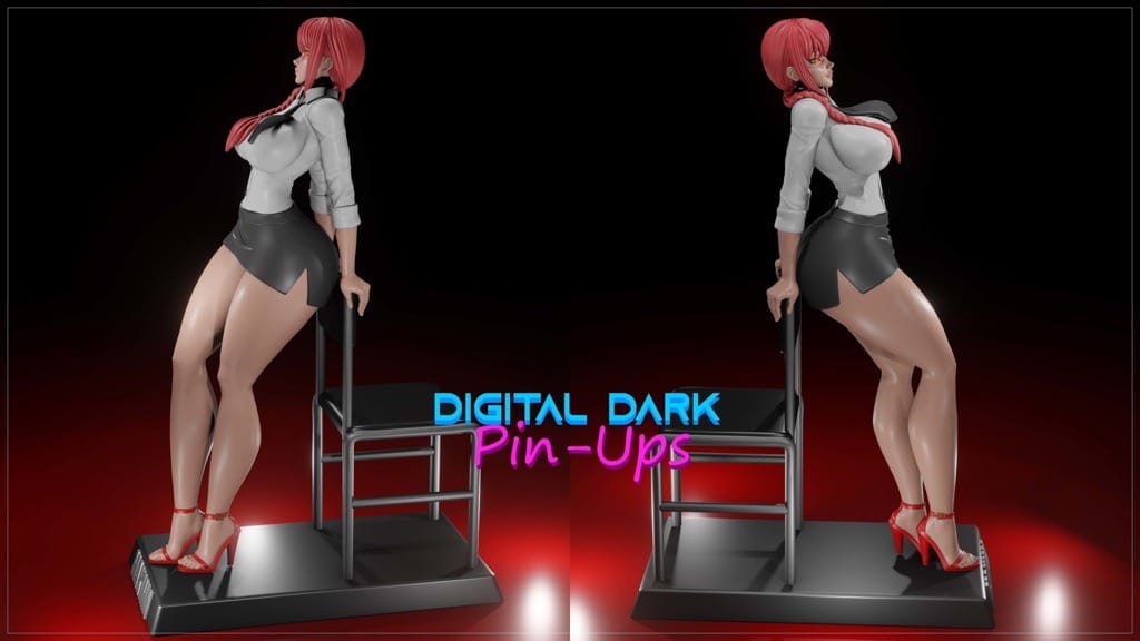 P站图纸印象馆 Digital Dark 电锯人 玛奇玛 Digital Dark 电锯人 玛奇玛