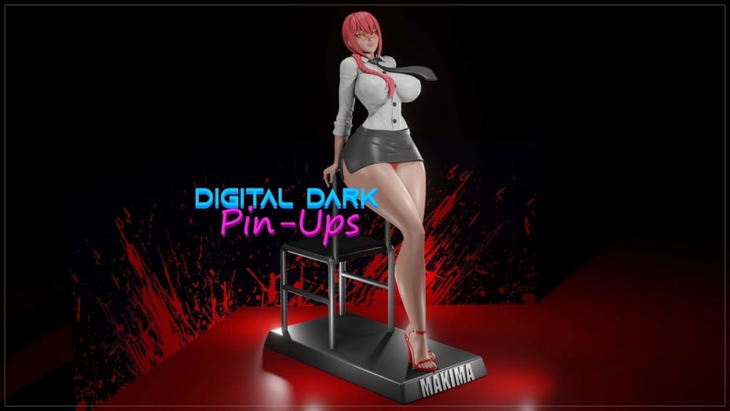 P站图纸印象馆 Digital Dark 电锯人 玛奇玛 Digital Dark 电锯人 玛奇玛