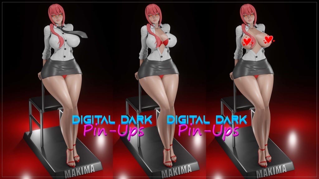 P站图纸印象馆 Digital Dark 电锯人 玛奇玛 Digital Dark 电锯人 玛奇玛
