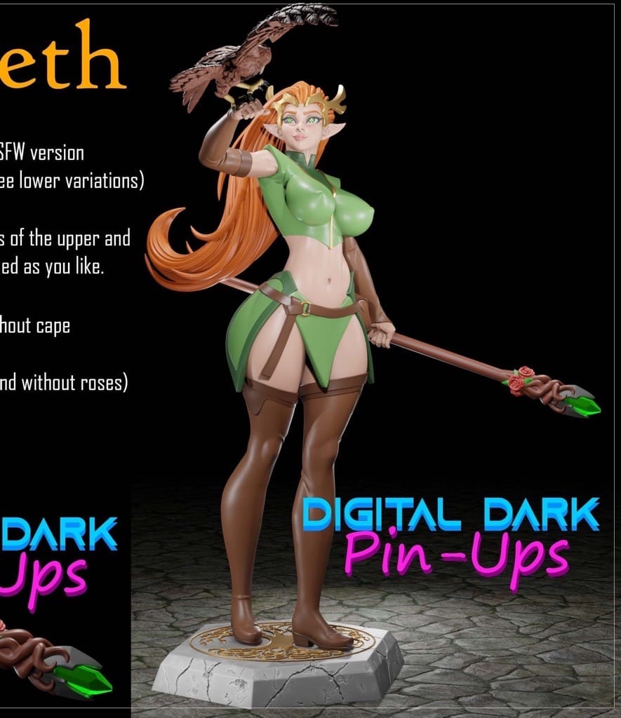 P站图纸印象馆 Digital Dark 机械之声的传奇 玛丽莎 蕾 Digital Dark 机械之声的传奇 玛丽莎 蕾