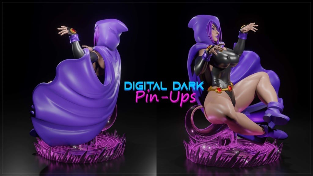 P站图纸印象馆 Digital Dark DC漫画 渡鸦 Digital Dark DC漫画 渡鸦