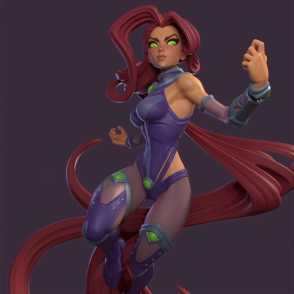 P站图纸印象馆 Dinamuuu 3D DC漫画 星火 Dinamuuu 3D DC漫画 星火