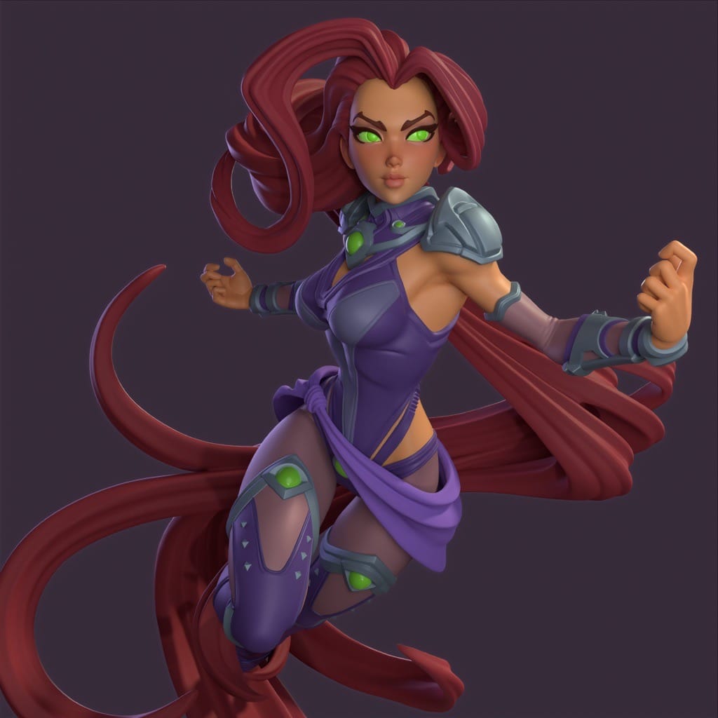 P站图纸印象馆 Dinamuuu 3D DC漫画 星火 Dinamuuu 3D DC漫画 星火