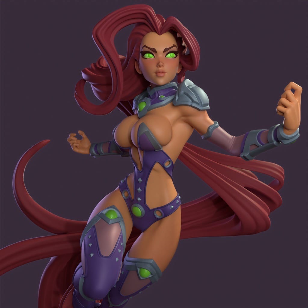 P站图纸印象馆 Dinamuuu 3D DC漫画 星火 Dinamuuu 3D DC漫画 星火