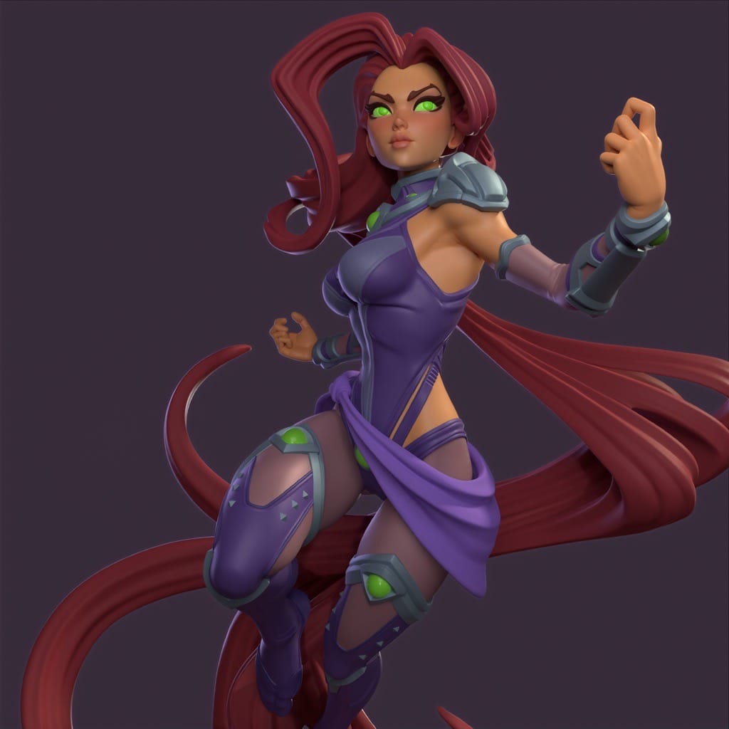 P站图纸印象馆 Dinamuuu 3D DC漫画 星火 Dinamuuu 3D DC漫画 星火